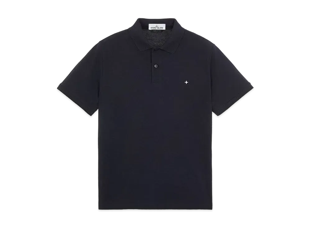 Stone Island 21717 STRETCH COTTON PIQUE_SLIM FIT "Blue"