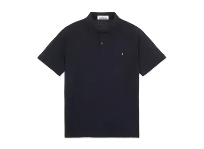 Stone Island 21717 STRETCH COTTON PIQUE_SLIM FIT "Blue"