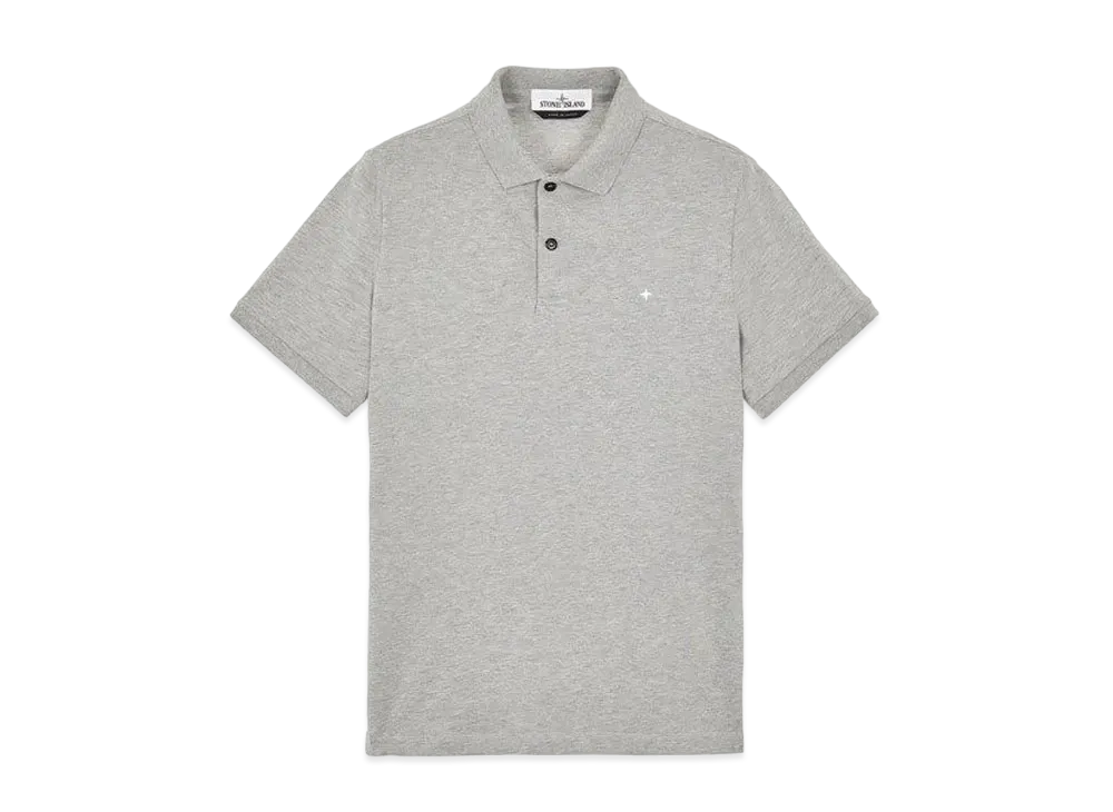 Stone Island 21717 STRETCH COTTON PIQUE_SLIM FIT "Dust Melange"