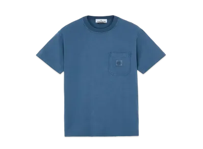 Stone Island 21942 COTTON JERSEY 'FISSATO' EFFECT_SLIM FIT "Teal"