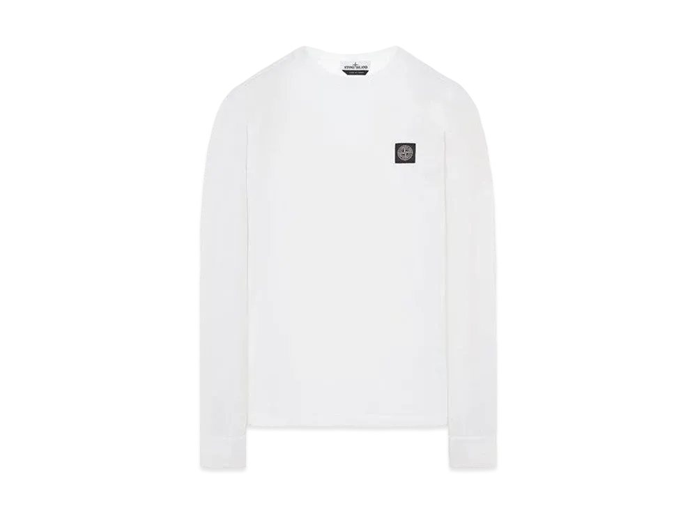 Stone Island 22713 60/2 COTTON JERSEY_SLIM FIT "White"