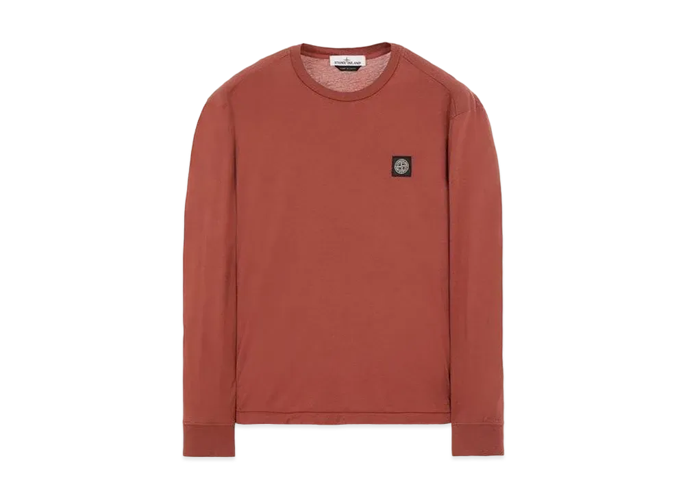 Stone Island 22713 60/2 COTTON JERSEY_SLIM FIT "Brick Red"