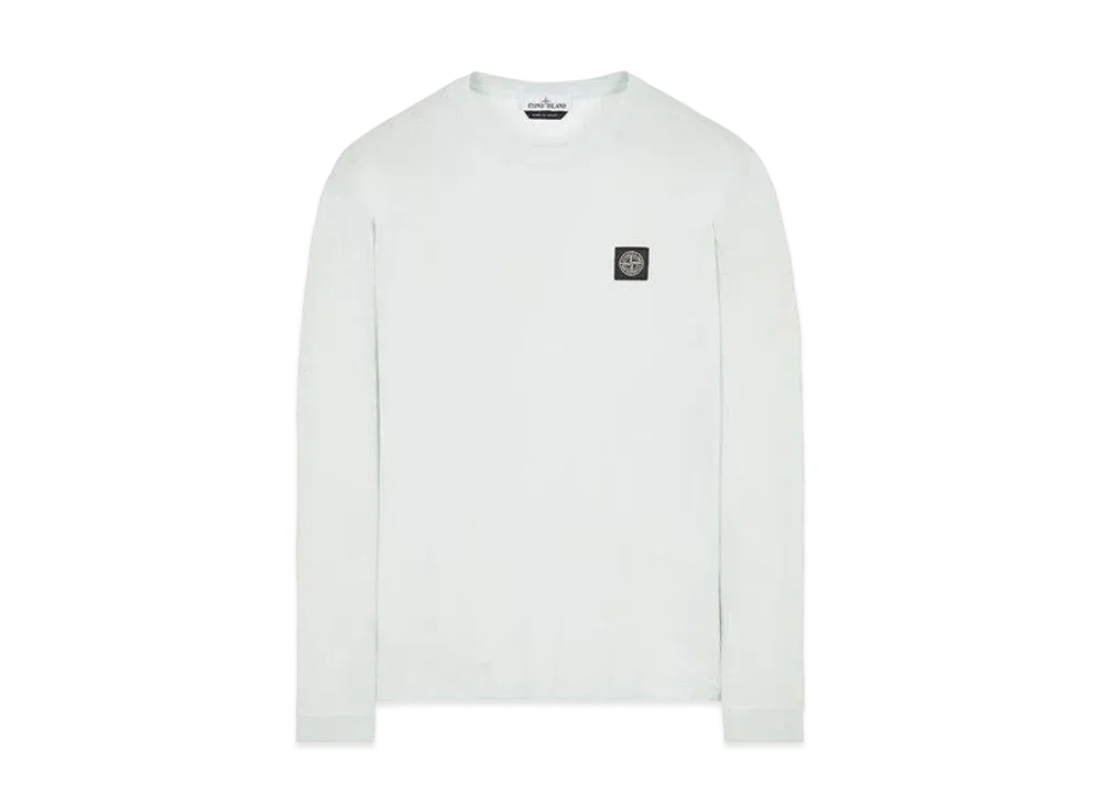 Stone Island 22713 60/2 COTTON JERSEY_SLIM FIT "Light Green"