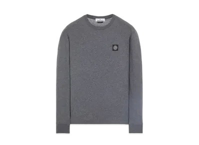 Stone Island 22713 60/2 COTTON JERSEY_SLIM FIT "Dark Grey Malange"