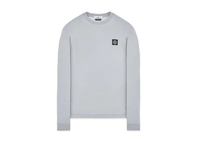 Stone Island 22713 60/2 COTTON JERSEY_SLIM FIT "Pearl Grey"