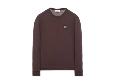 Stone Island 22713 60/2 COTTON JERSEY_SLIM FIT "Dark Brown"