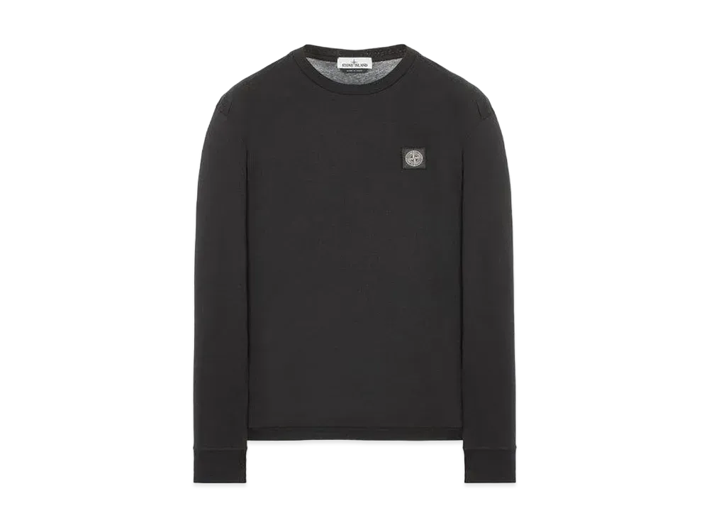 Stone Island 22713 60/2 COTTON JERSEY_SLIM FIT "Black"