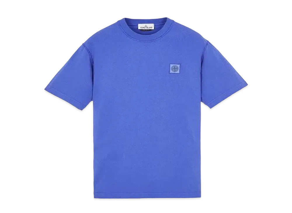 Stone Island 23742 20/1 COTTON JERSEY 'FISSATO' EFFECT_SLIM FIT "Periwinkle"