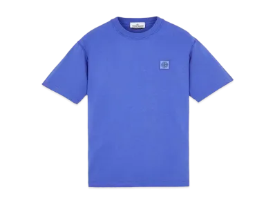 Stone Island 23742 20/1 COTTON JERSEY 'FISSATO' EFFECT_SLIM FIT "Periwinkle"