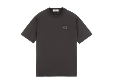 Stone Island 23742 20/1 COTTON JERSEY 'FISSATO' EFFECT_SLIM FIT "Steel Grey"