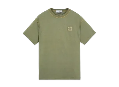 Stone Island 23742 20/1 COTTON JERSEY 'FISSATO' EFFECT_SLIM FIT "Sage Green"