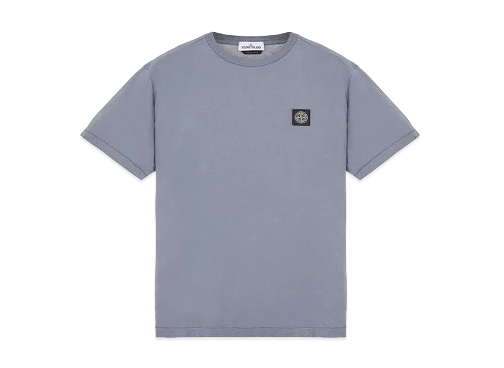 Stone Island 24113 60/2 COTTON JERSEY _SLIM FIT "Pastel Blue"