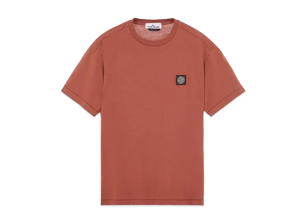 Stone Island 24113 60/2 COTTON JERSEY _SLIM FIT "Brick Red"