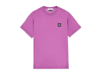 Stone Island 24113 60/2 COTTON JERSEY _SLIM FIT "Magenta"
