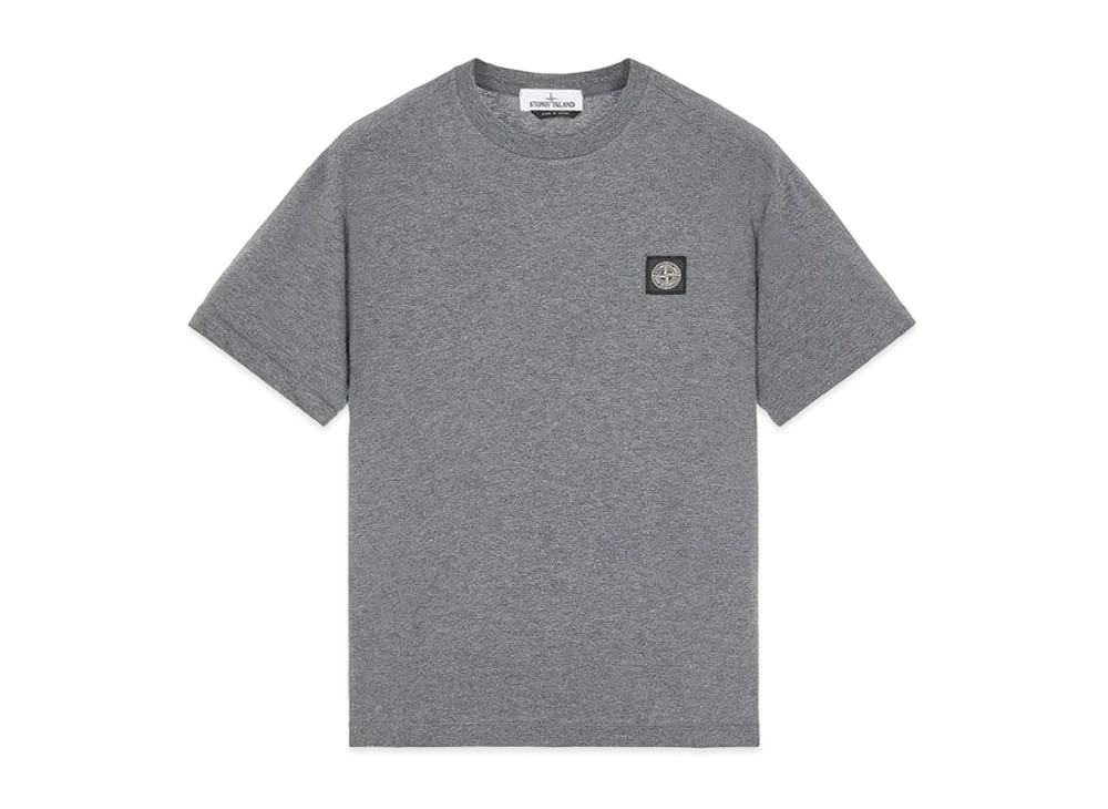 Stone Island 24113 60/2 COTTON JERSEY _SLIM FIT "Dark Grey Malange"