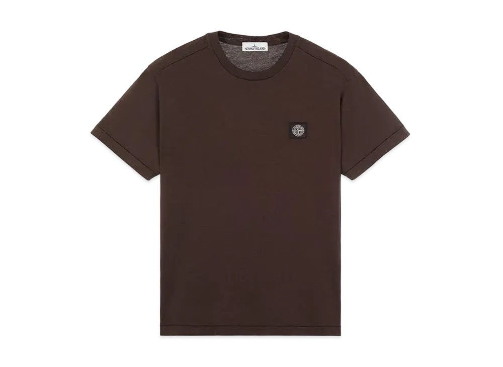 Stone Island 24113 60/2 COTTON JERSEY _SLIM FIT "Dark Brown"