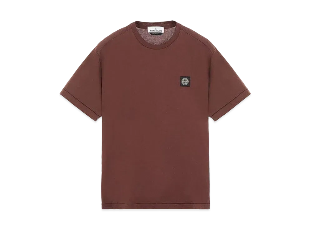 Stone Island 24113 60/2 COTTON JERSEY _SLIM FIT "Mahogany Brown"