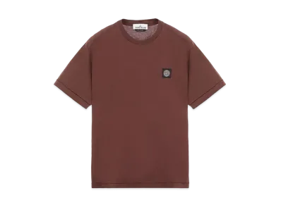 Stone Island 24113 60/2 COTTON JERSEY _SLIM FIT "Mahogany Brown"
