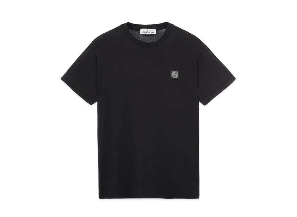 Stone Island 24113 60/2 COTTON JERSEY _SLIM FIT "Black"