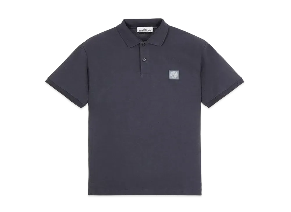 Stone Island 22R39 50/2 COTTON PIQUE_REGULAR FIT "Ink Blue"