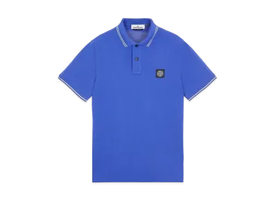 Stone Island 22S18 STRETCH COTTON PIQUE_SLIM FIT "Periwinkle"