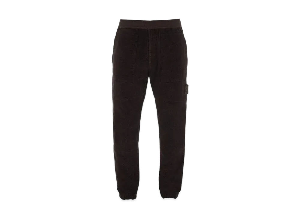 Stone Island 311F3 COTTON NYLON MOLESKIN-TC_GHOST PIECE - REGULAR FIT "Dark Brown"