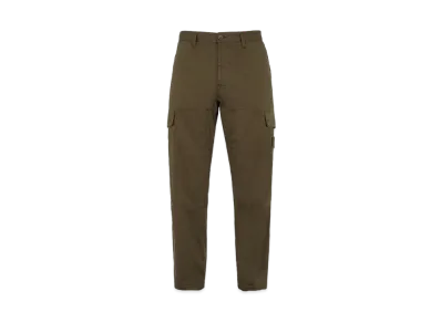 Stone Island 312F2 STRETCH COTTON WOOL SATIN_GHOST PIECE - REGULAR TAPERED FIT "Military Green"