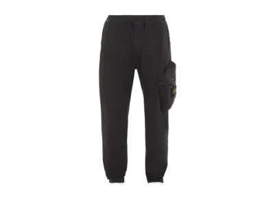 Stone Island 30104 BRUSHED TEXTURED RECYCLED COTTON_REGULAR TAPERED FIT "Steel Grey"