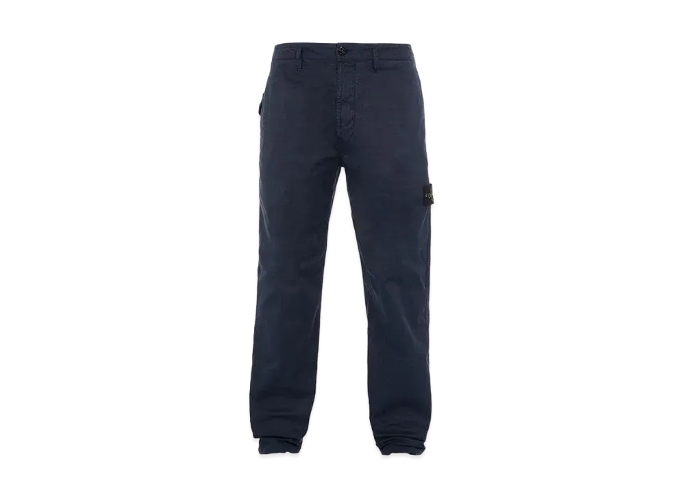 Stone Island 30310 STRETCH COTTON GABARDINE_REGULAR FIT "Blue"