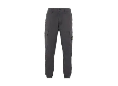 Stone Island 30510 STRETCH COTTON GABARDINE_REGULAR TAPERED FIT "Steel Grey"