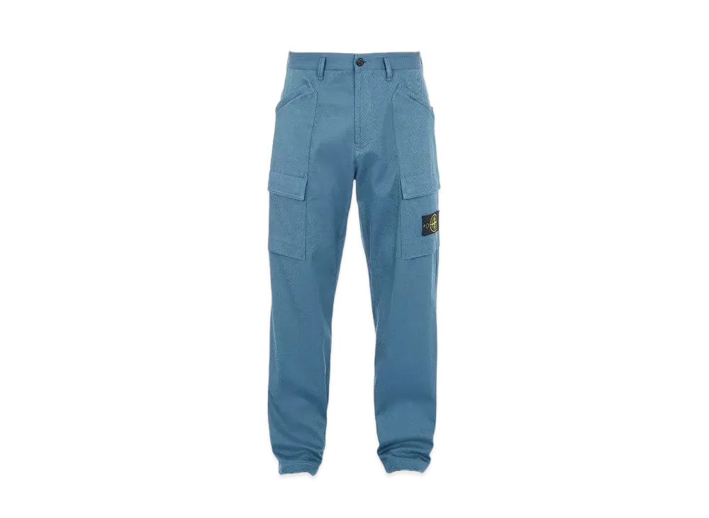 Stone Island 30702 MIL.SPEC.STRETCH COTTON_LOOSE FIT "Teal"