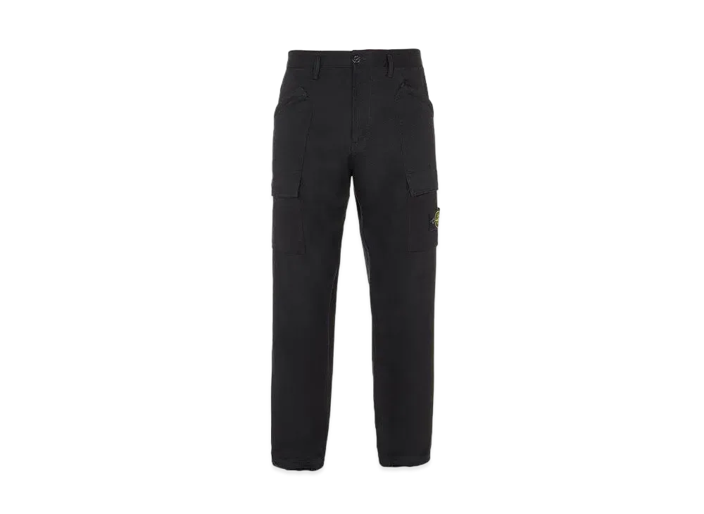 Stone Island 30702 MIL.SPEC.STRETCH COTTON_LOOSE FIT "Black"