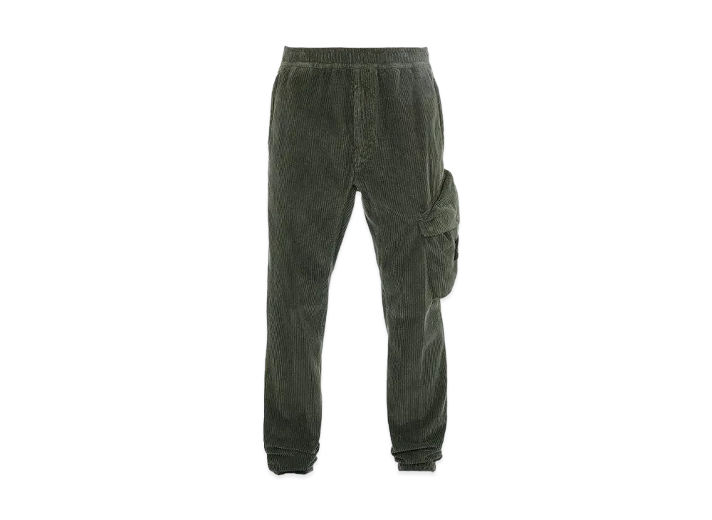 Stone Island 30811 COTTON CORDUROY_REGULAR TAPERED FIT "Sage Green"