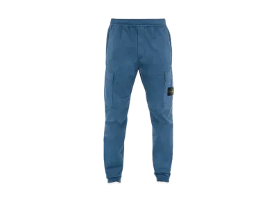 Stone Island 31314 STRETCH COTTON WOOL SATIN_REGULAR TAPERED FIT "Teal"