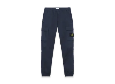 Stone Island 31314 Stretch Cotton Wool Satin "Navy Blue"