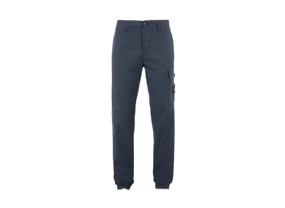 Stone Island 31410 STRETCH COTTON GABARDINE_SLIM FIT "Blue"