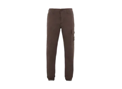Stone Island 31410 STRETCH COTTON GABARDINE_SLIM FIT "Dark Brown"