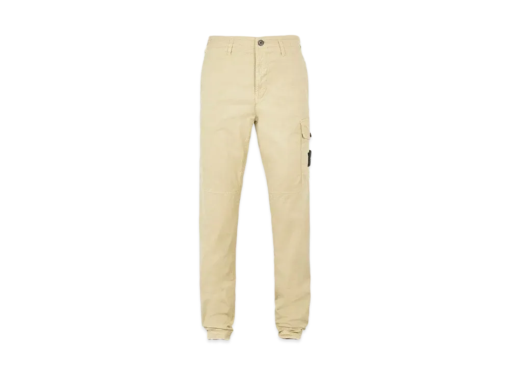 Stone Island 31410 STRETCH COTTON GABARDINE_SLIM FIT "Ibory"