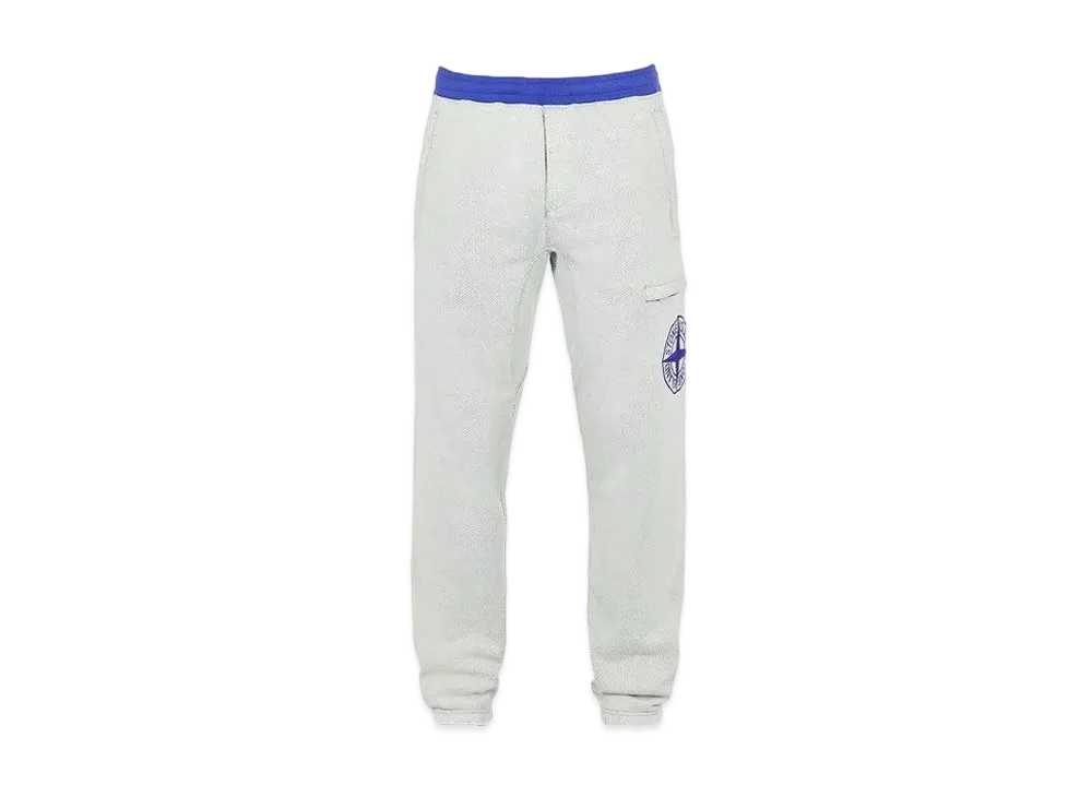 Stone Island 62937 DIAGONAL POLYESTER COTTON FLEECE_REGULAR FIT "Periwinkle"