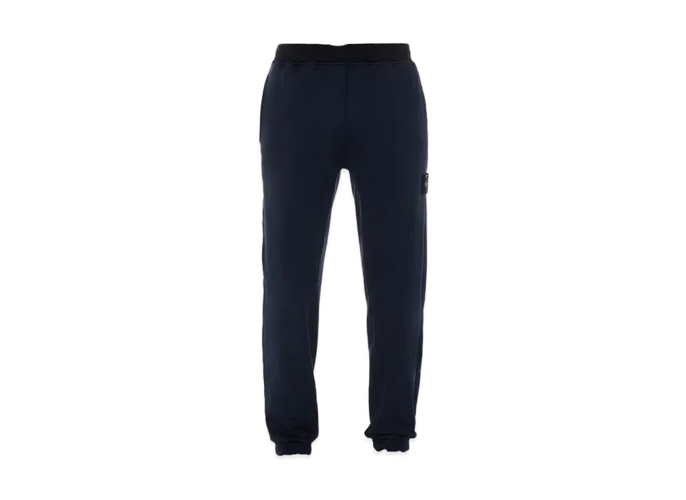 Stone Island 63347 COTTON NYLON FLEECE_REGULAR FIT "Blue"