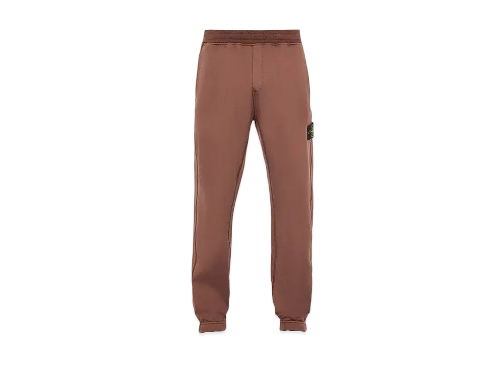 Stone Island 63347 COTTON NYLON FLEECE_REGULAR FIT "Mahogany Brown"