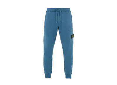 Stone Island 64520 BRUSHED COTTON FLEECE_SLIM FIT "Teal"