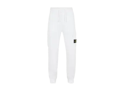 Stone Island 65220 BRUSHED COTTON FLEECE_REGULAR FIT "White"