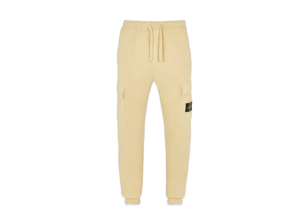 Stone Island 65220 BRUSHED COTTON FLEECE_REGULAR FIT "Ibory"