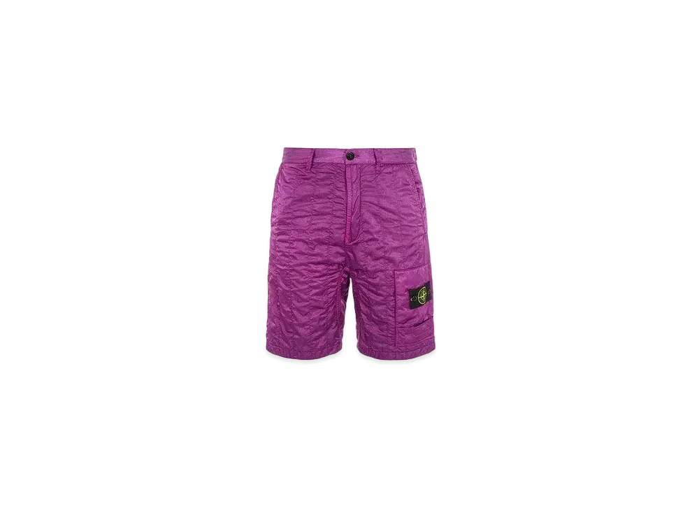 Stone Island L0121 NYLON RASO QUILTED-TC_COMFORT FIT "Magenta"