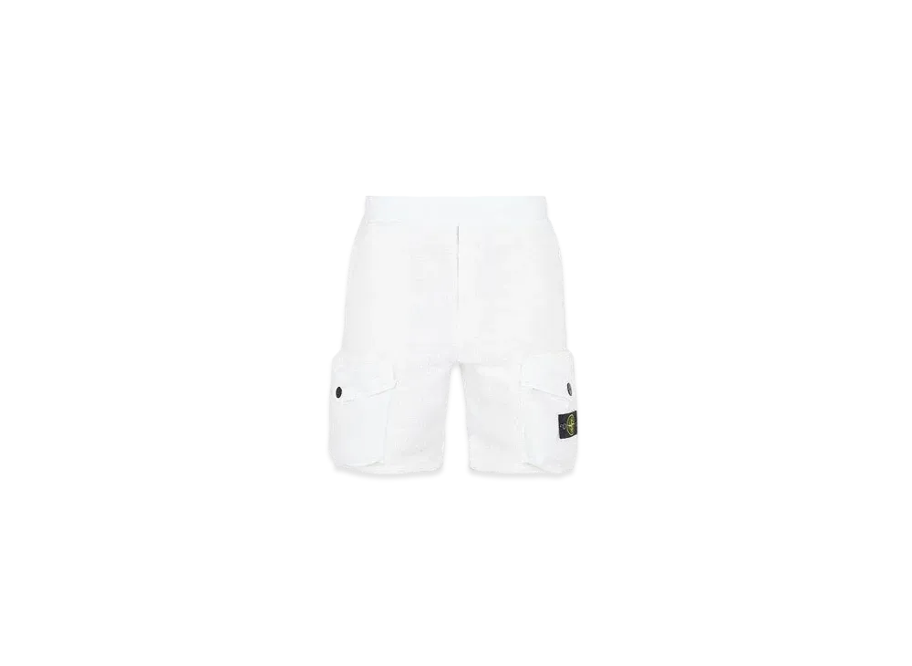 Stone Island 60334 COTTON PILE_REGULAR FIT "White"