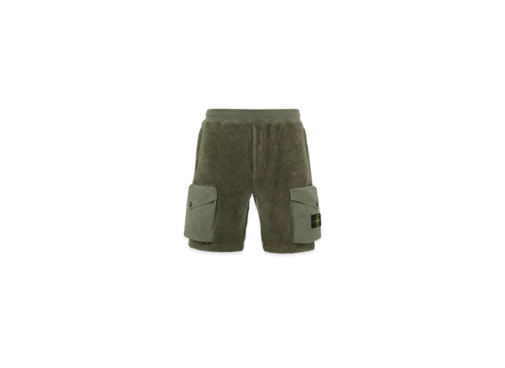 Stone Island 60334 COTTON PILE_REGULAR FIT "Sage Green"