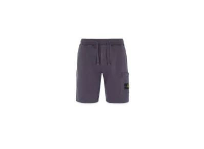 Stone Island 64620 BRUSHED COTTON FLEECE_REGULAR FIT "Ink Blue"