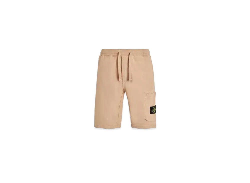 Stone Island 64620 BRUSHED COTTON FLEECE_REGULAR FIT "Pastel Pink"