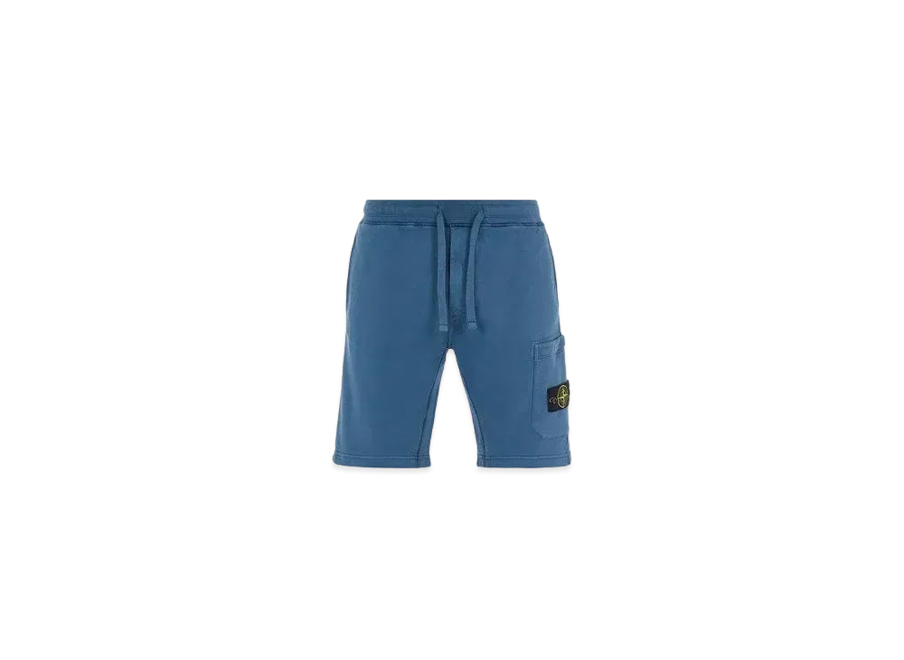 Stone Island 64620 BRUSHED COTTON FLEECE_REGULAR FIT "Teal"